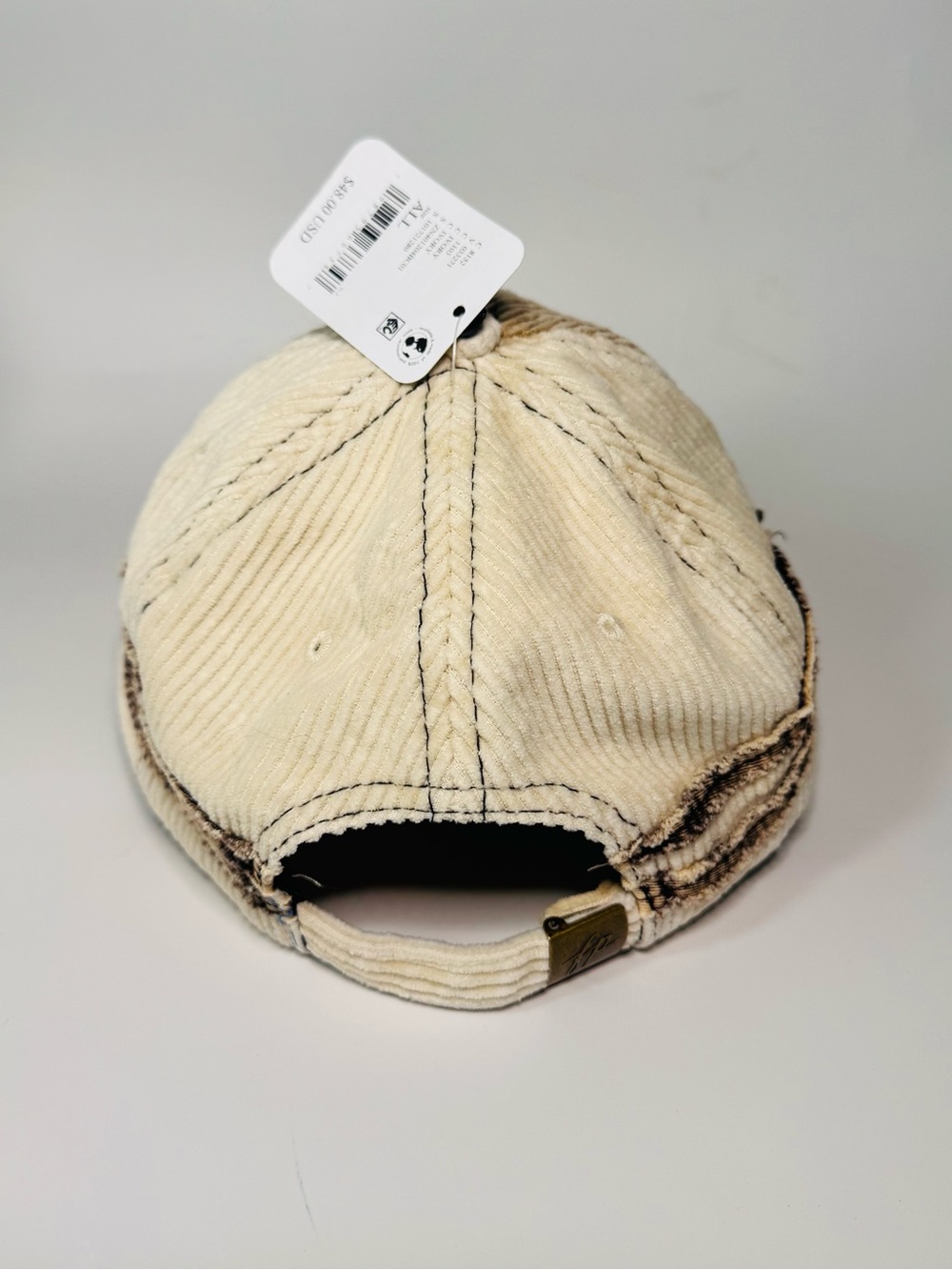 Free People Brown Hollie Varsity Baseball Hat - Picture 3 of 7